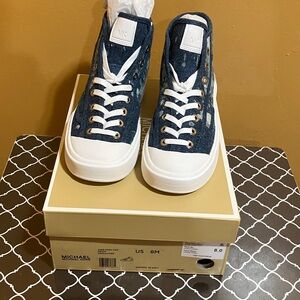 Michael KorsJude High Top Union wash sneakers